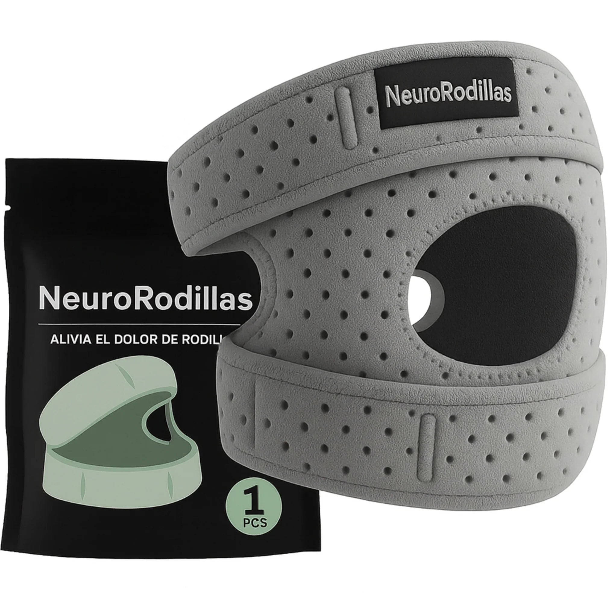 Rodillera Rotuliana NeuroRodillas — Realinea la Articulación de la Rodilla Durante tus Movimientos