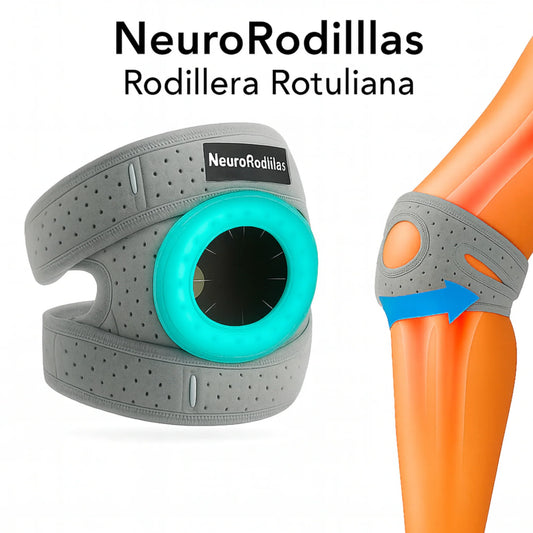 Rodillera Rotuliana NeuroRodillas — Realinea la Articulación de la Rodilla Durante tus Movimientos