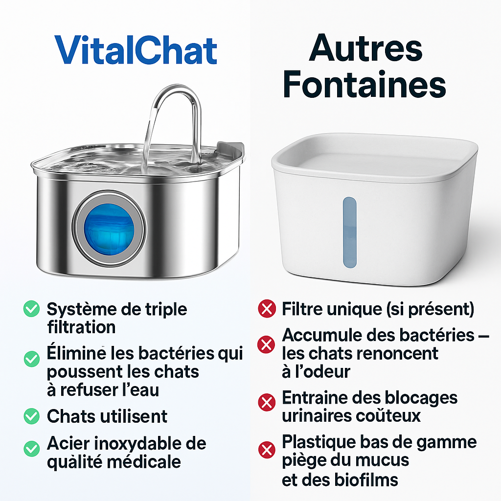 Protégez votre chat de la déshydratation et des urgences urinaires avec VitaChat