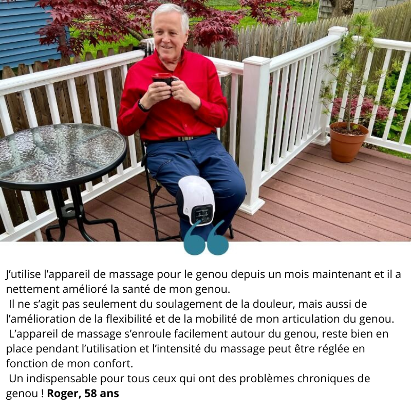 NeuroCuralise — Masseur électrique de genoux