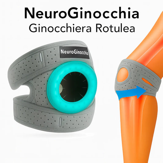 Ginocchiera rotulea NeuroGinocchia — Riallinea l'articolazione del ginocchio durante i movimenti