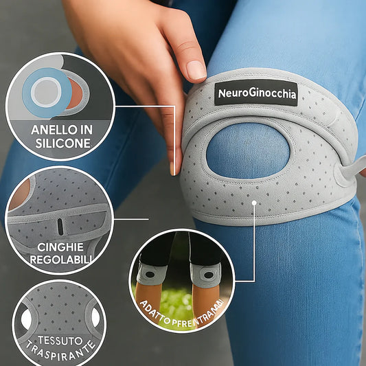 Ginocchiera rotulea NeuroGinocchia — Riallinea l'articolazione del ginocchio durante i movimenti