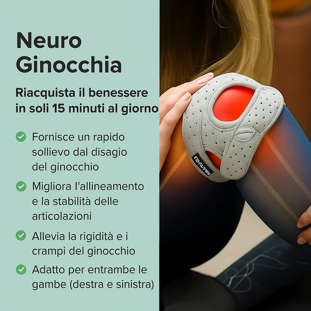 Ginocchiera rotulea NeuroGinocchia — Riallinea l'articolazione del ginocchio durante i movimenti